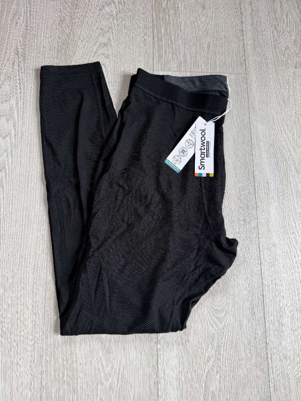 SMARTWOOL Base Layer ~ NEW ~ Men's XL ~ VRST ~ Black tight Pants ~ Merino